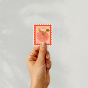 Pumpkin Stamp Sticker