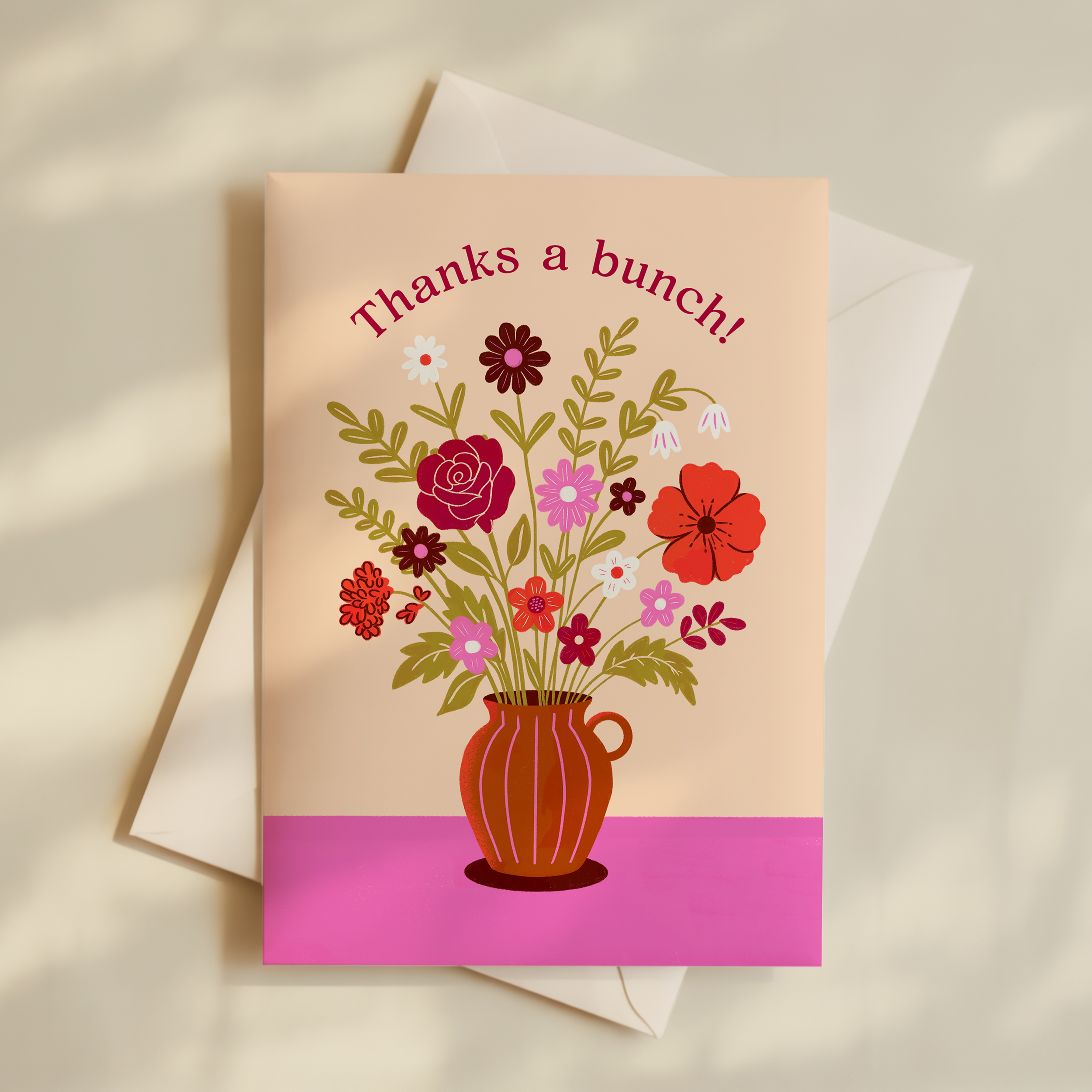 Thanks a bunch! Greeting Card