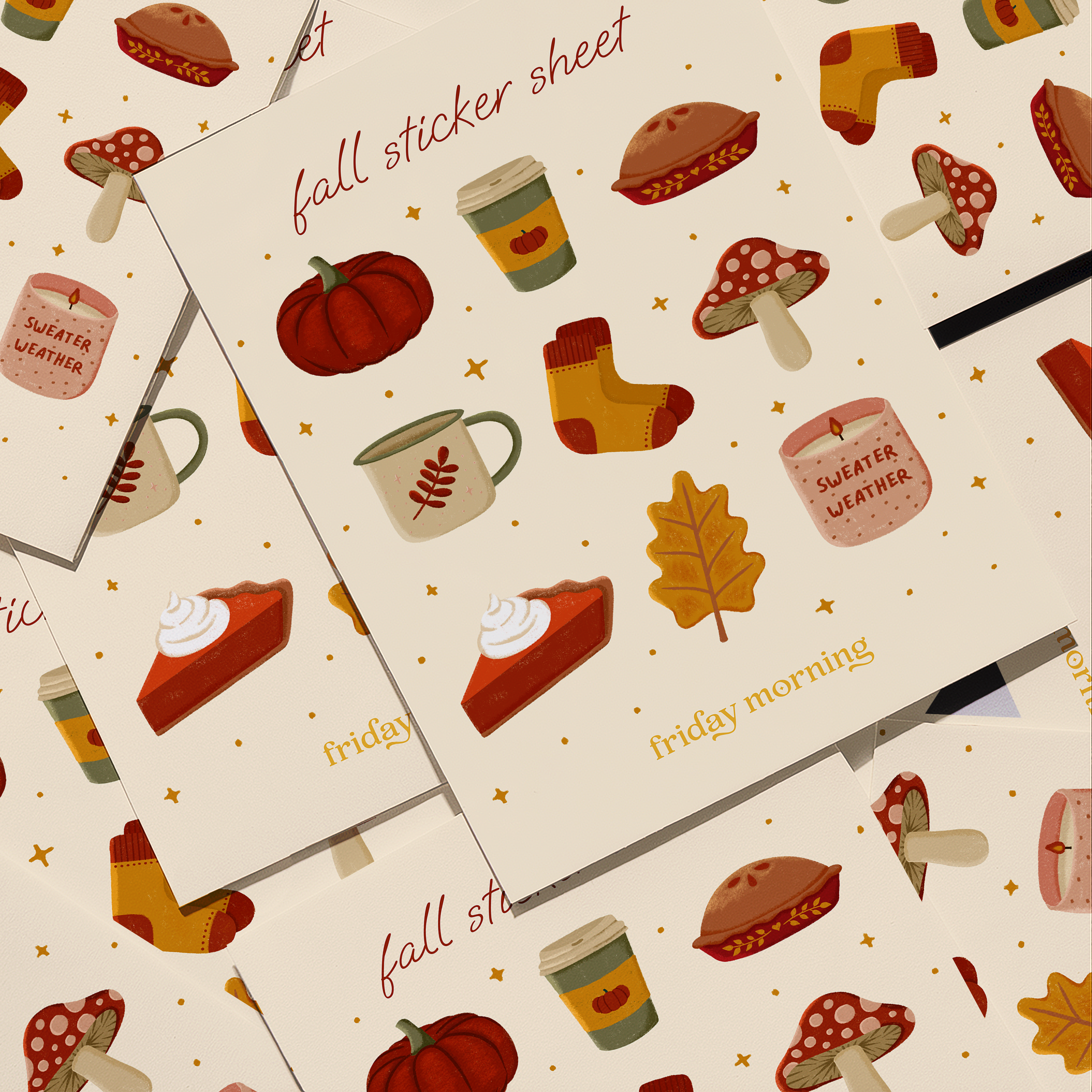 Fall Sticker Sheet