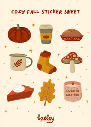 Fall Sticker Sheet
