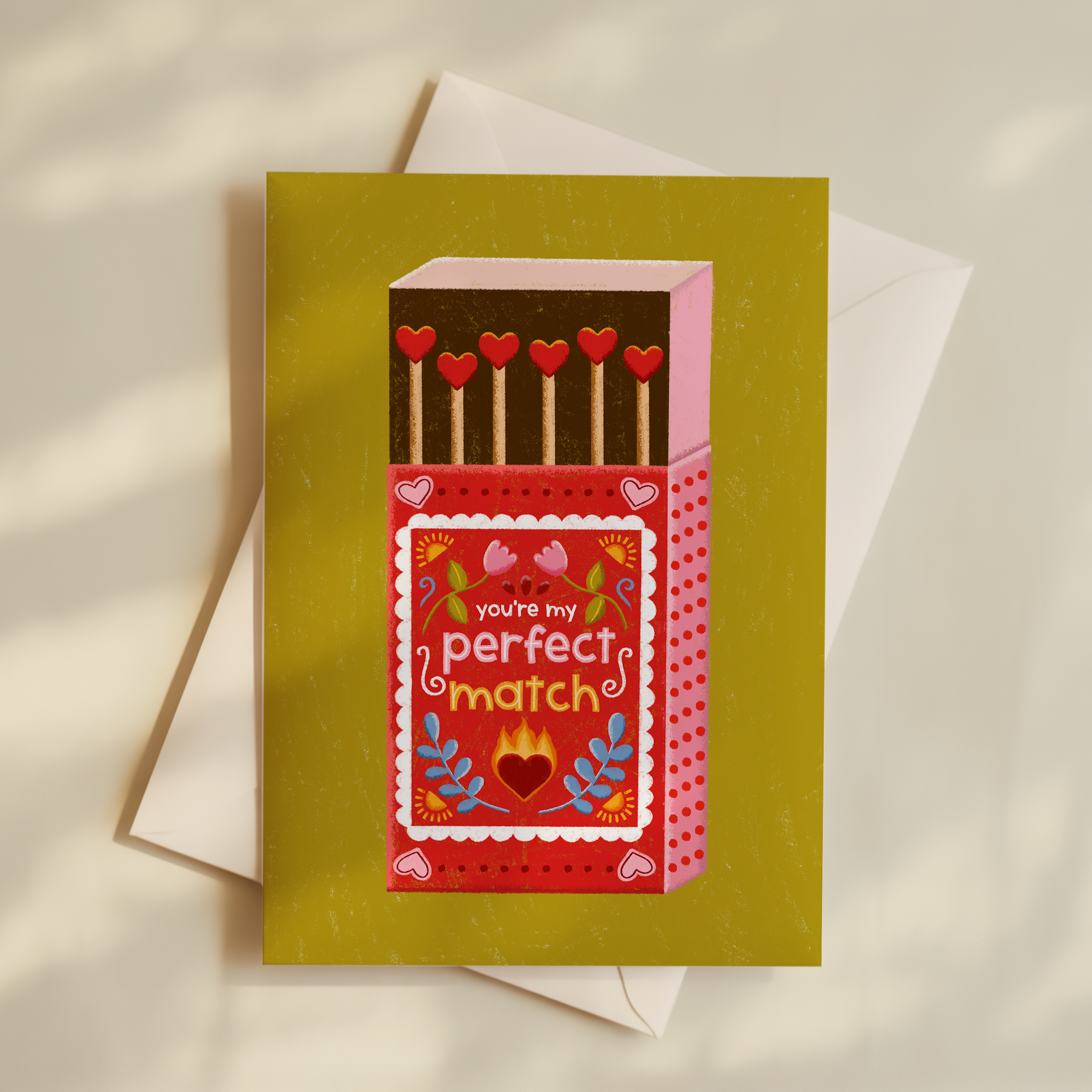 Perfect Match Greeting Card
