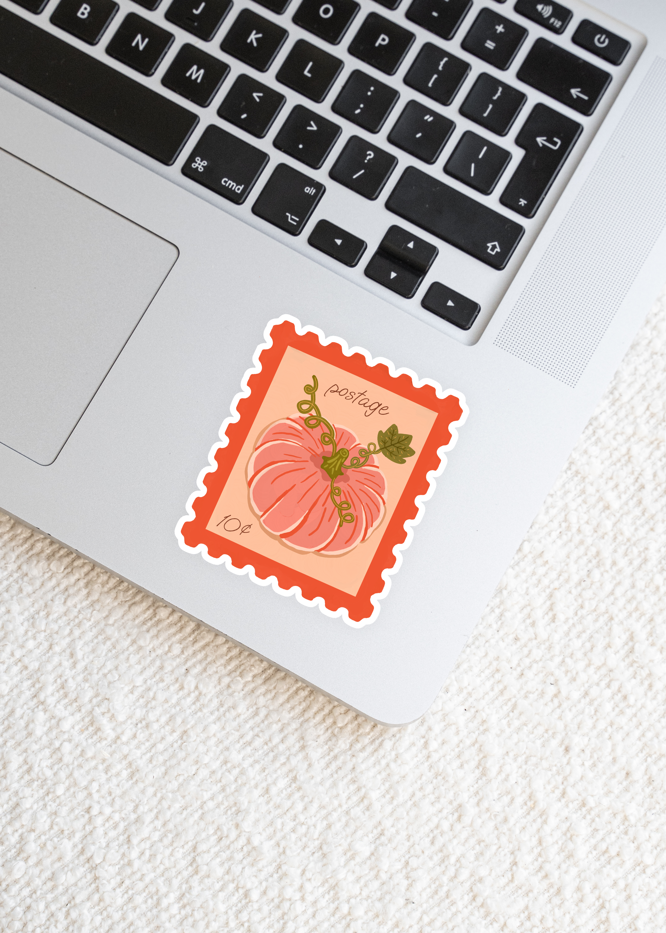 Pumpkin Stamp Sticker
